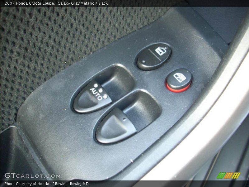 Galaxy Gray Metallic / Black 2007 Honda Civic Si Coupe