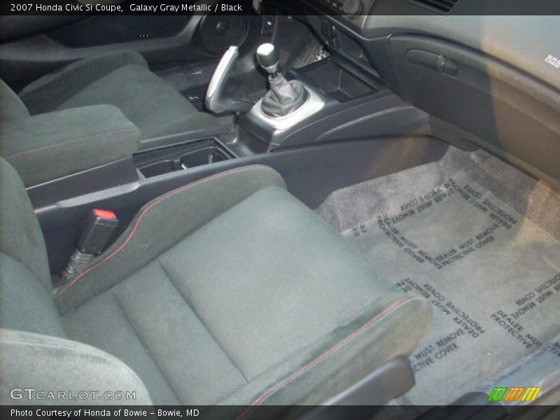 Galaxy Gray Metallic / Black 2007 Honda Civic Si Coupe