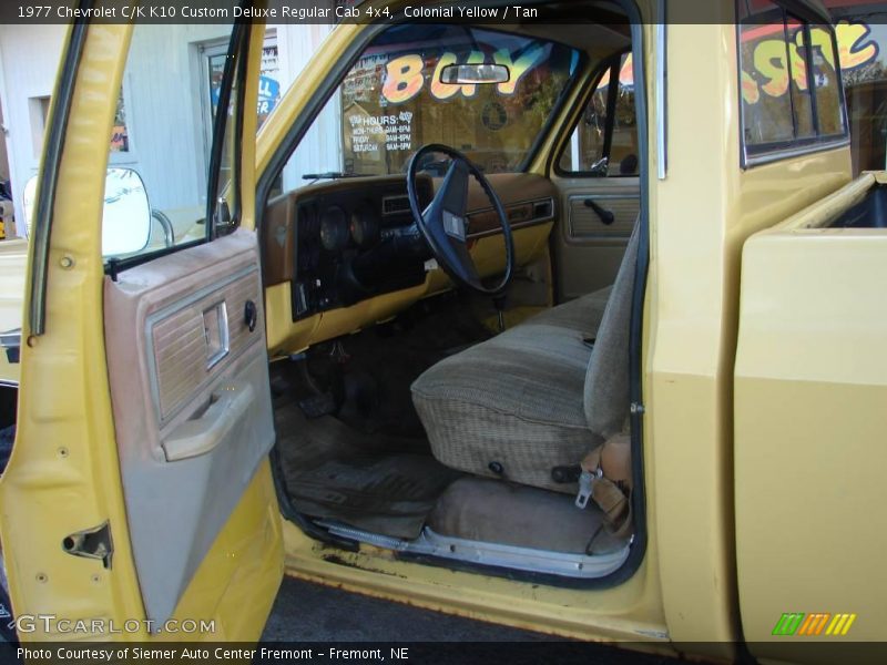  1977 C/K K10 Custom Deluxe Regular Cab 4x4 Tan Interior