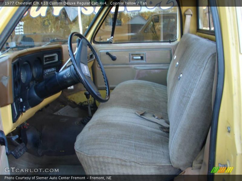 Front Seat of 1977 C/K K10 Custom Deluxe Regular Cab 4x4