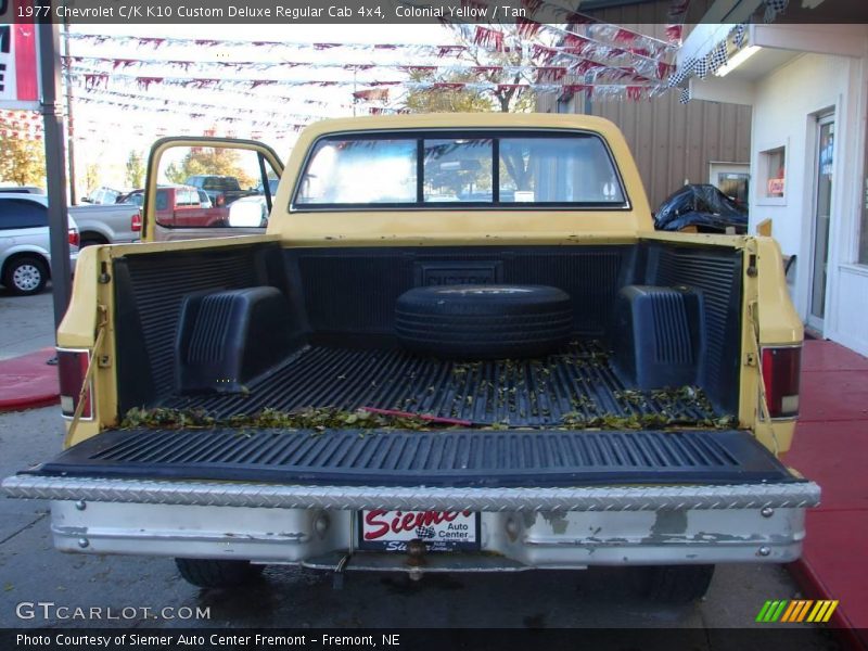 Colonial Yellow / Tan 1977 Chevrolet C/K K10 Custom Deluxe Regular Cab 4x4