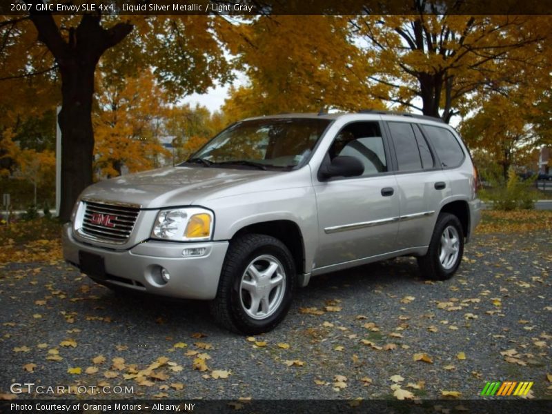Liquid Silver Metallic / Light Gray 2007 GMC Envoy SLE 4x4