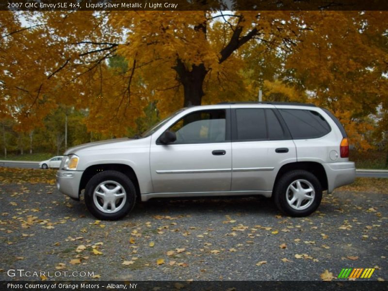 Liquid Silver Metallic / Light Gray 2007 GMC Envoy SLE 4x4