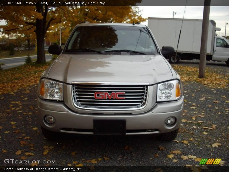 Liquid Silver Metallic / Light Gray 2007 GMC Envoy SLE 4x4