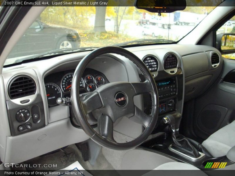 Liquid Silver Metallic / Light Gray 2007 GMC Envoy SLE 4x4