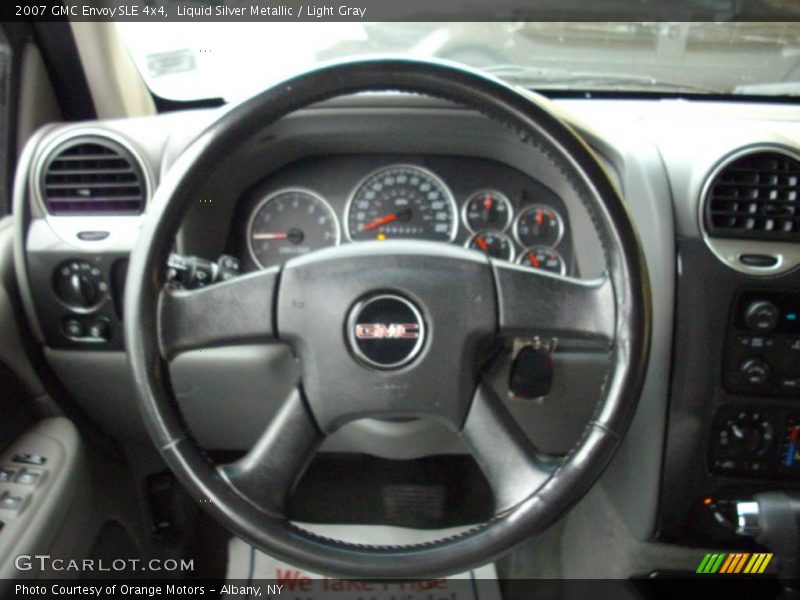 Liquid Silver Metallic / Light Gray 2007 GMC Envoy SLE 4x4
