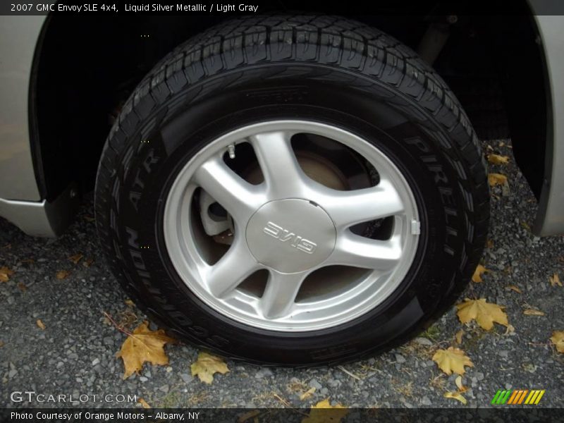 Liquid Silver Metallic / Light Gray 2007 GMC Envoy SLE 4x4