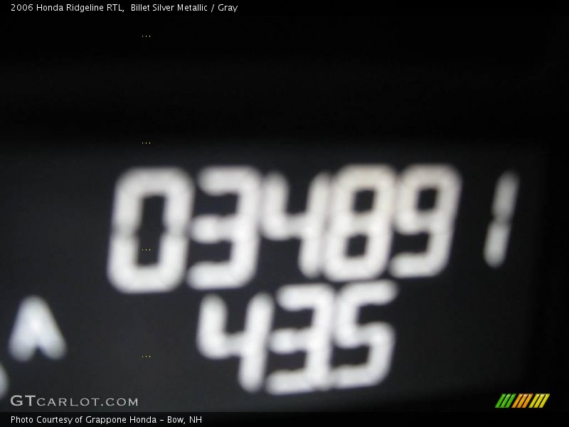 Billet Silver Metallic / Gray 2006 Honda Ridgeline RTL