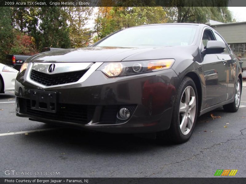 Grigio Metallic / Ebony 2009 Acura TSX Sedan