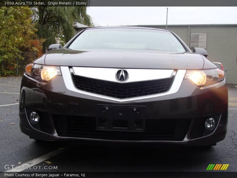 Grigio Metallic / Ebony 2009 Acura TSX Sedan