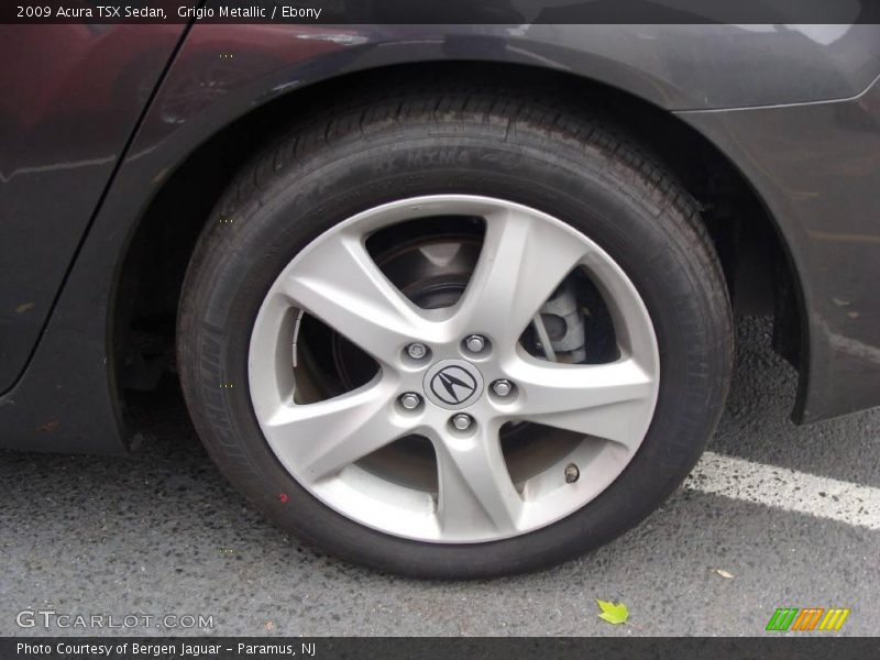 Grigio Metallic / Ebony 2009 Acura TSX Sedan