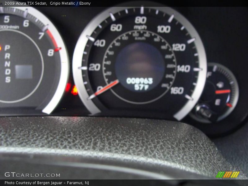 Grigio Metallic / Ebony 2009 Acura TSX Sedan