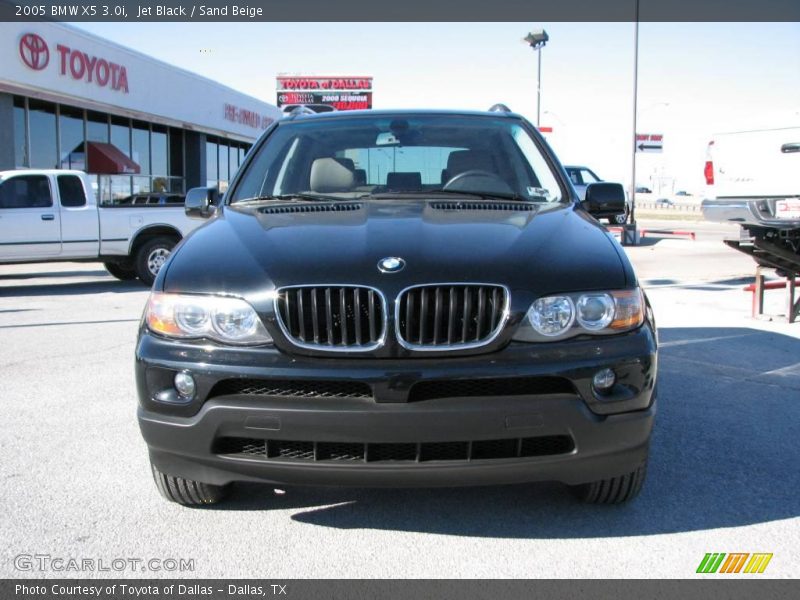 Jet Black / Sand Beige 2005 BMW X5 3.0i
