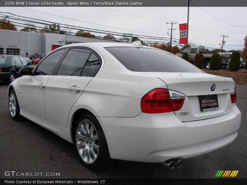 Alpine White / Terra/Black Dakota Leather 2006 BMW 3 Series 330xi Sedan