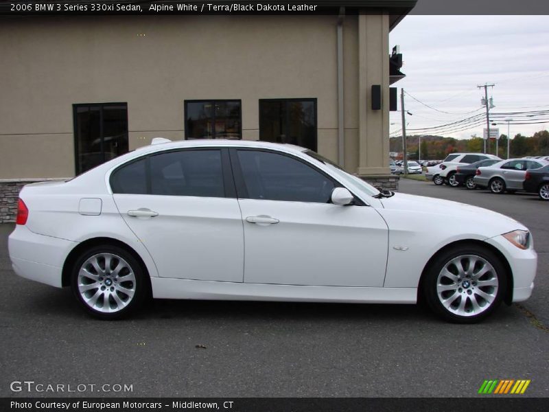 Alpine White / Terra/Black Dakota Leather 2006 BMW 3 Series 330xi Sedan