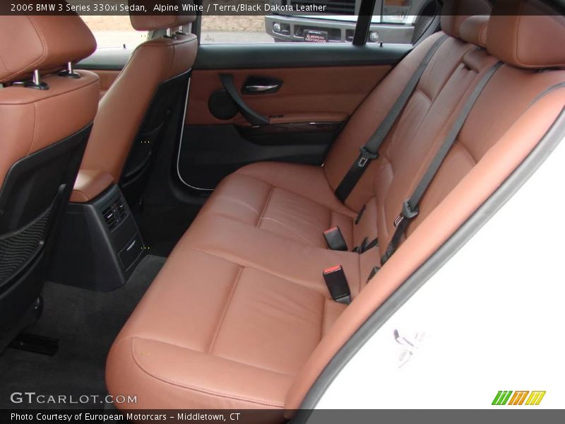 Alpine White / Terra/Black Dakota Leather 2006 BMW 3 Series 330xi Sedan