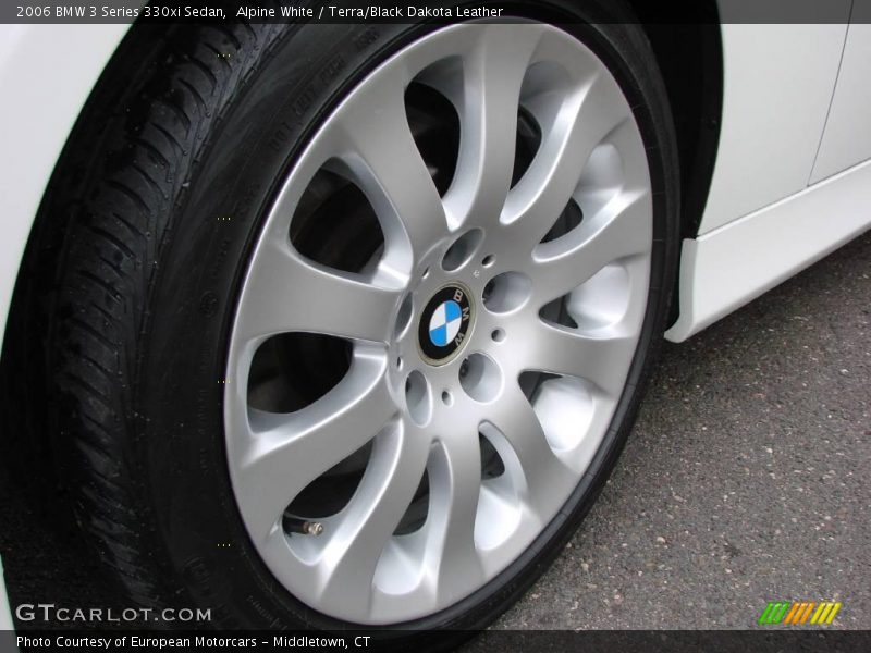 Alpine White / Terra/Black Dakota Leather 2006 BMW 3 Series 330xi Sedan