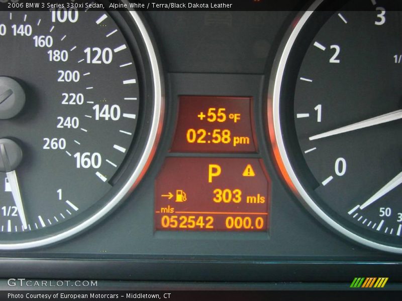 Alpine White / Terra/Black Dakota Leather 2006 BMW 3 Series 330xi Sedan