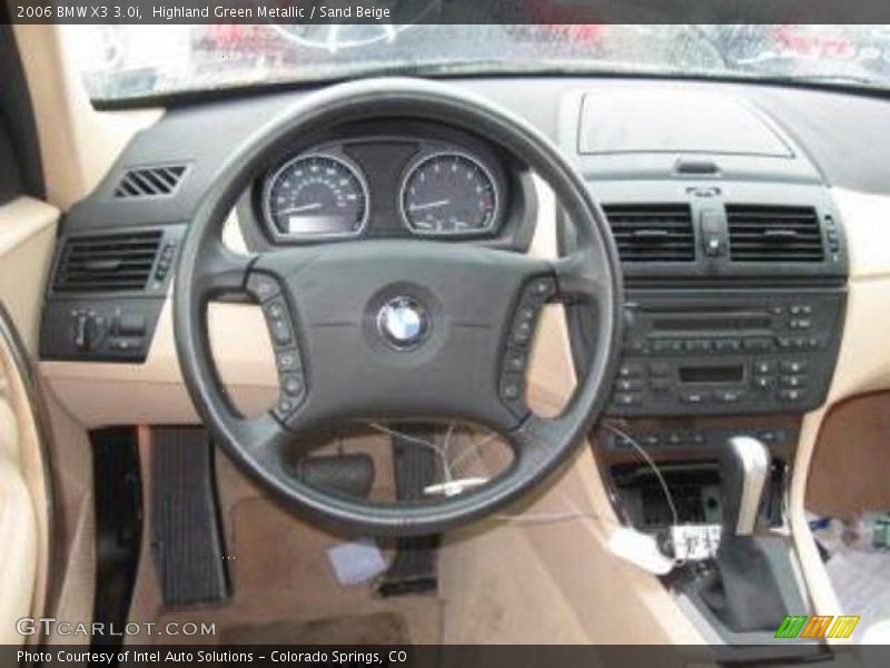 Highland Green Metallic / Sand Beige 2006 BMW X3 3.0i