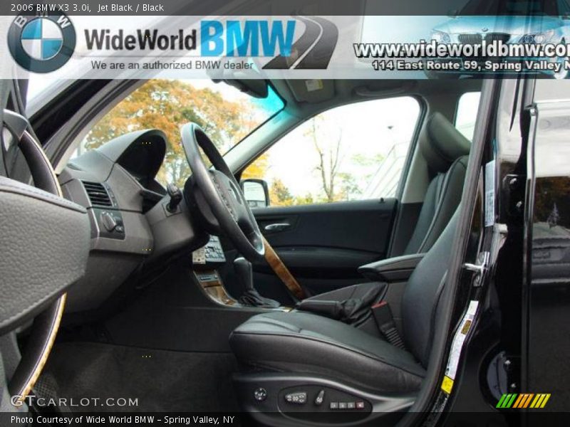 Jet Black / Black 2006 BMW X3 3.0i