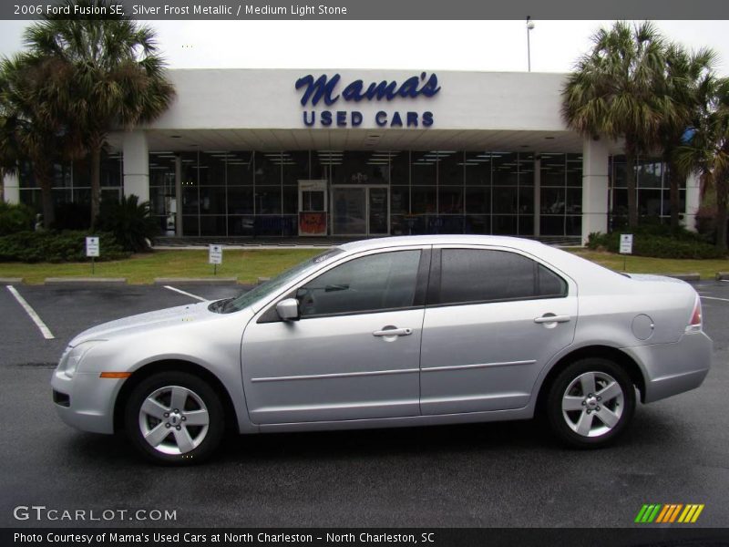 Silver Frost Metallic / Medium Light Stone 2006 Ford Fusion SE