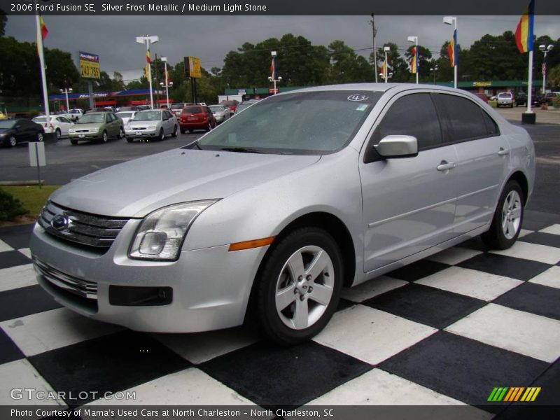 Silver Frost Metallic / Medium Light Stone 2006 Ford Fusion SE