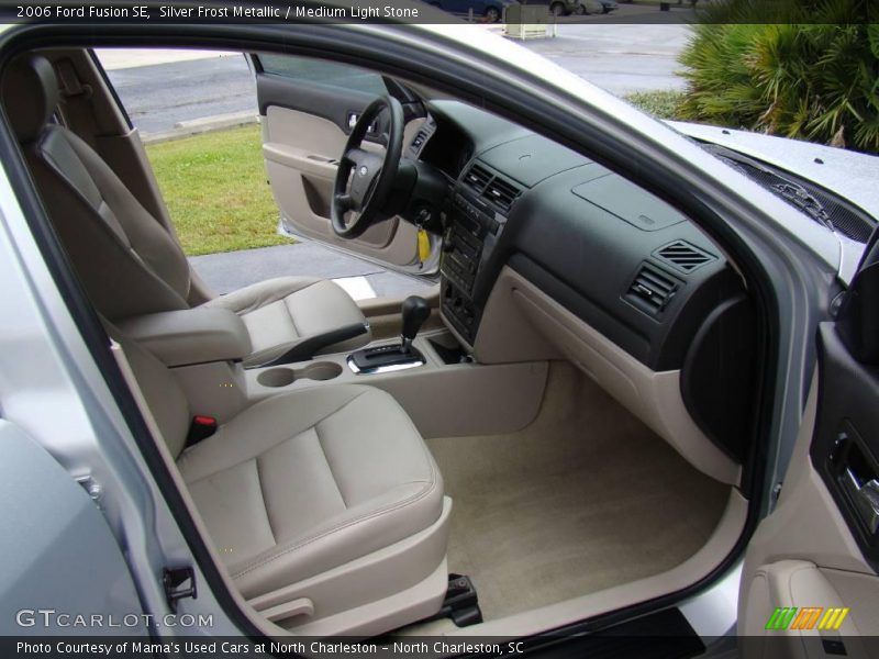 Silver Frost Metallic / Medium Light Stone 2006 Ford Fusion SE