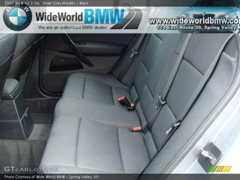 Silver Grey Metallic / Black 2007 BMW X3 3.0si