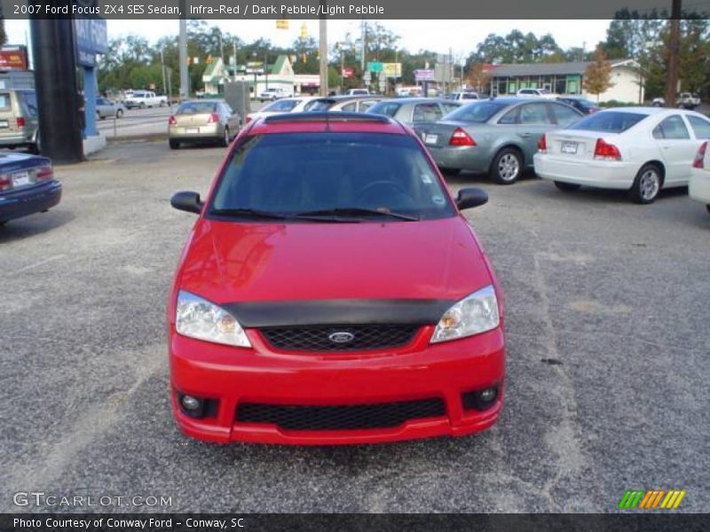 Infra-Red / Dark Pebble/Light Pebble 2007 Ford Focus ZX4 SES Sedan