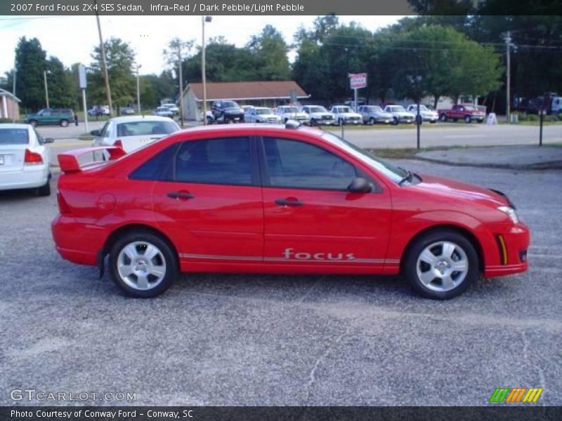 Infra-Red / Dark Pebble/Light Pebble 2007 Ford Focus ZX4 SES Sedan