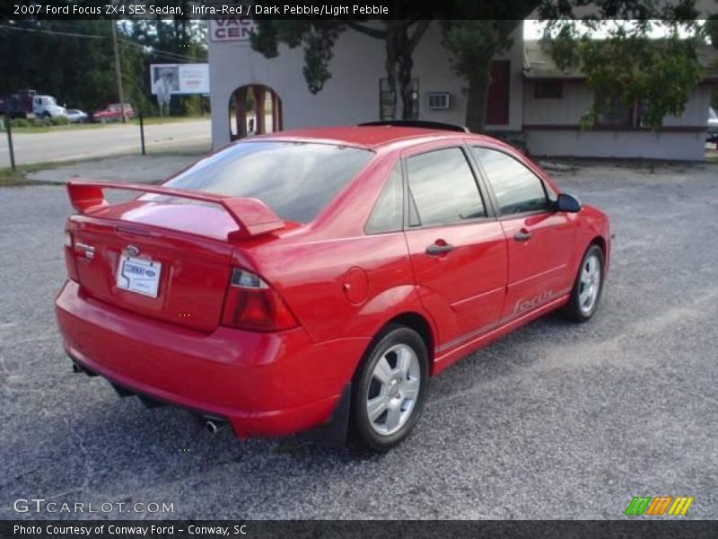 Infra-Red / Dark Pebble/Light Pebble 2007 Ford Focus ZX4 SES Sedan