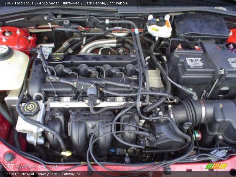 Infra-Red / Dark Pebble/Light Pebble 2007 Ford Focus ZX4 SES Sedan