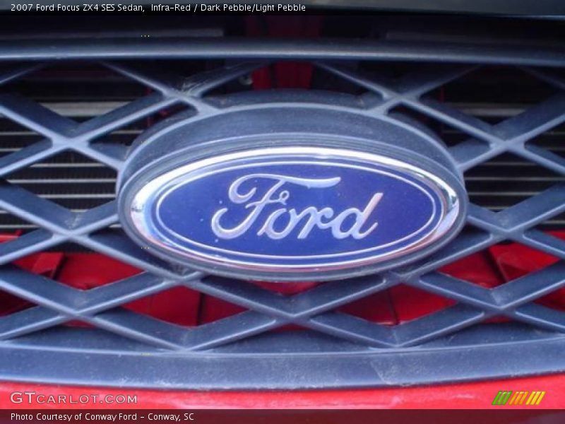 Infra-Red / Dark Pebble/Light Pebble 2007 Ford Focus ZX4 SES Sedan