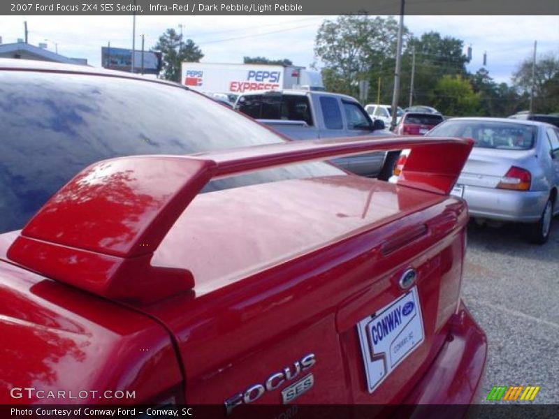 Infra-Red / Dark Pebble/Light Pebble 2007 Ford Focus ZX4 SES Sedan