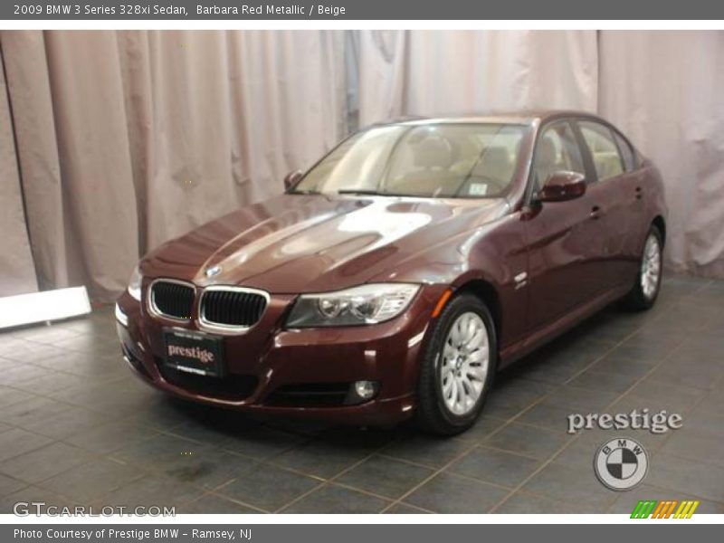 Barbara Red Metallic / Beige 2009 BMW 3 Series 328xi Sedan