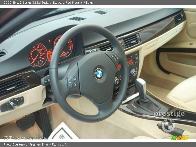 Barbara Red Metallic / Beige 2009 BMW 3 Series 328xi Sedan