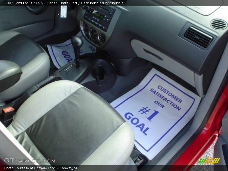 Infra-Red / Dark Pebble/Light Pebble 2007 Ford Focus ZX4 SES Sedan