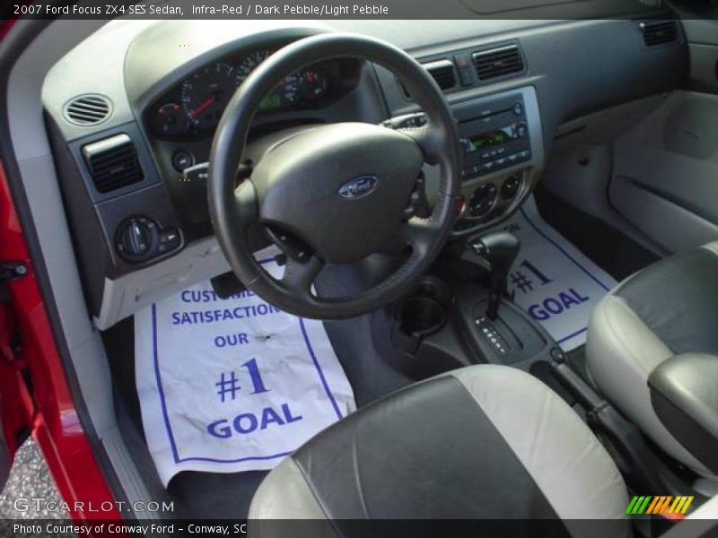 Infra-Red / Dark Pebble/Light Pebble 2007 Ford Focus ZX4 SES Sedan