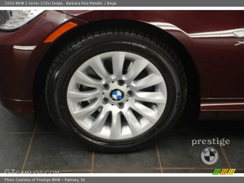 Barbara Red Metallic / Beige 2009 BMW 3 Series 328xi Sedan