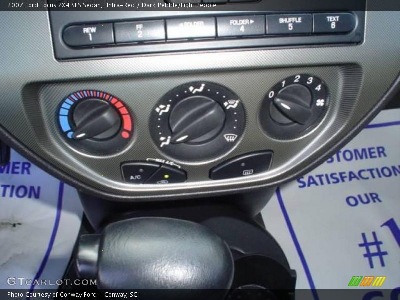 Infra-Red / Dark Pebble/Light Pebble 2007 Ford Focus ZX4 SES Sedan