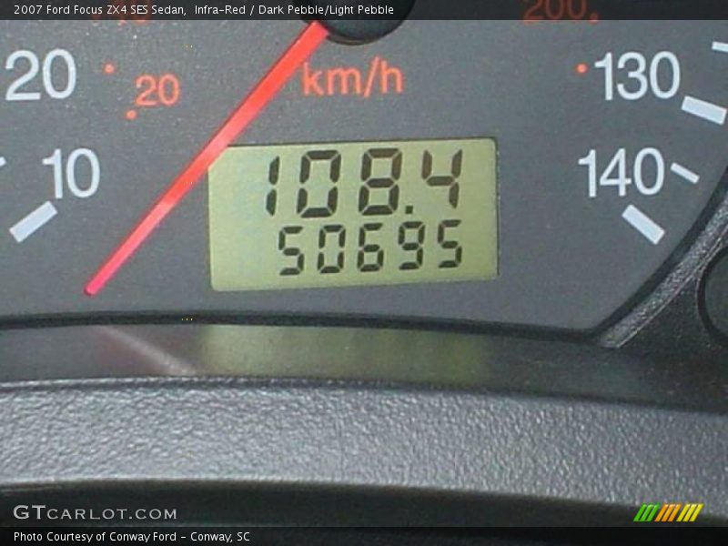 Infra-Red / Dark Pebble/Light Pebble 2007 Ford Focus ZX4 SES Sedan