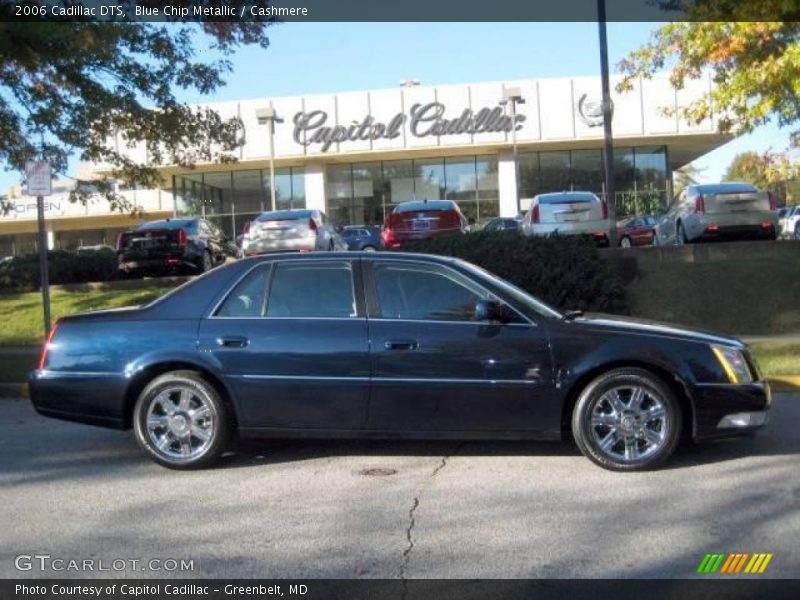 Blue Chip Metallic / Cashmere 2006 Cadillac DTS