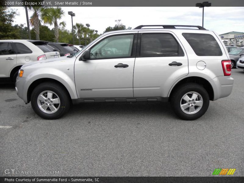 Silver Metallic / Stone 2008 Ford Escape XLT V6