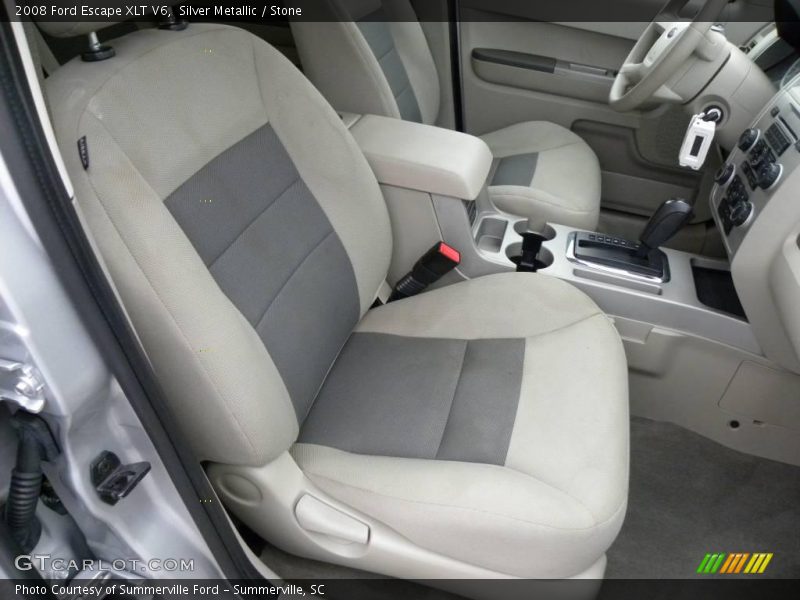 Silver Metallic / Stone 2008 Ford Escape XLT V6
