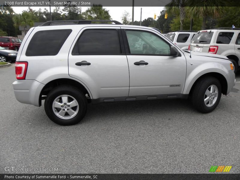 Silver Metallic / Stone 2008 Ford Escape XLT V6