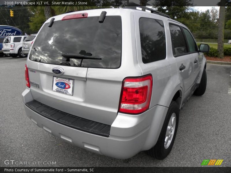 Silver Metallic / Stone 2008 Ford Escape XLT V6
