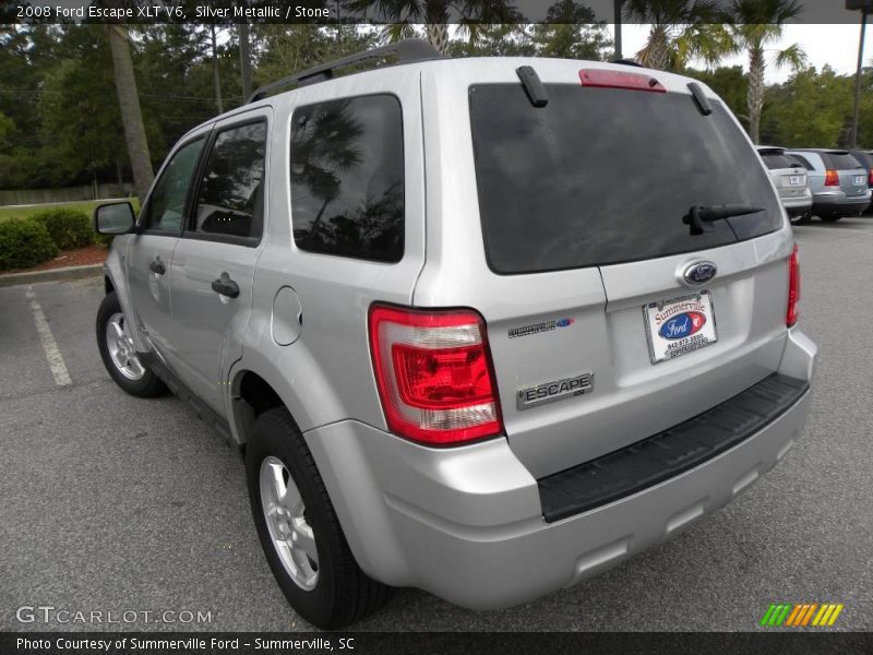 Silver Metallic / Stone 2008 Ford Escape XLT V6