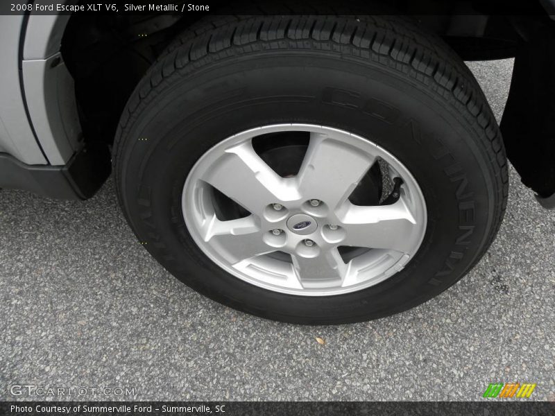 Silver Metallic / Stone 2008 Ford Escape XLT V6