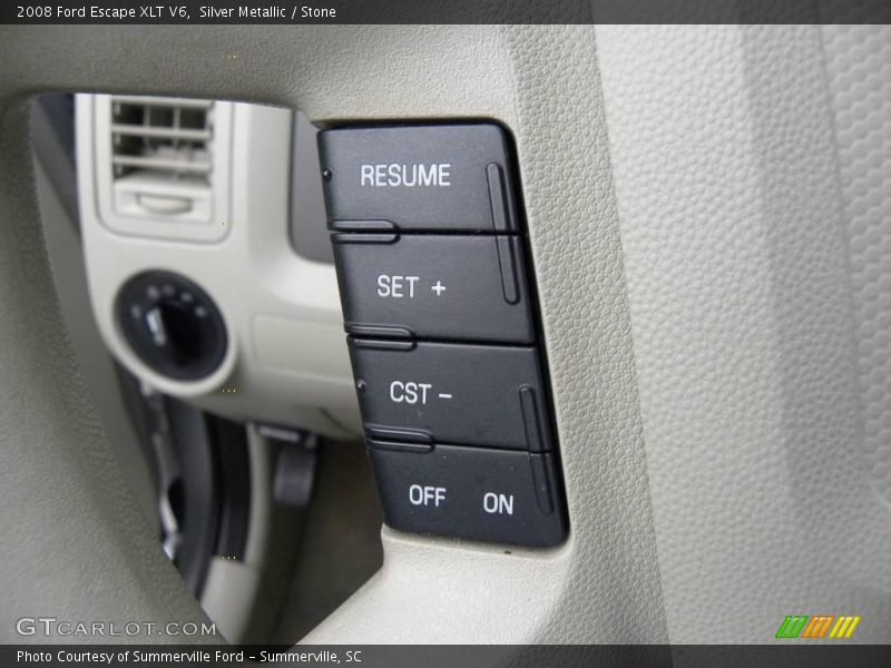 Silver Metallic / Stone 2008 Ford Escape XLT V6