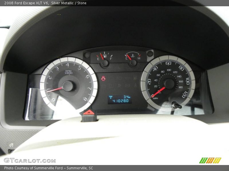Silver Metallic / Stone 2008 Ford Escape XLT V6